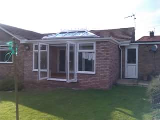 A completed EcoFrames customer installation
